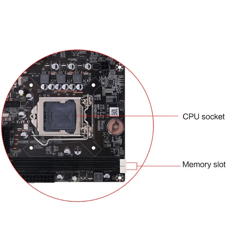 Novo Plus R2.0 Desktop Motherboard H61 Soquete Lga 1155 i3 i5 i7 Ddr3 16g Uefi Bios Uatx Mainboard B85a P8h61-m Lx3 3 Acessórios p/ quadro de demonstração