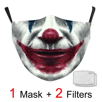 

Halloween Mask Reusable Dust-proof Face Masks Anime Characters Mask Christmas Cosplay Masks Pattern Kids And Adult Mascarillas
