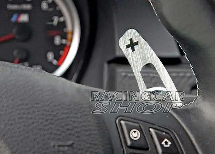 

Silver ALUMINUM SHIFT PADDLE shifter Paddles for BMW E9X M3 E90 E92 E93 M3 B353AS