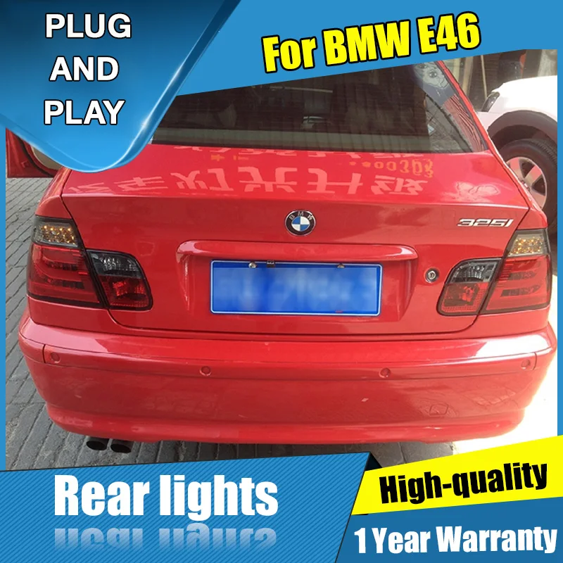 Автомобильный Стайлинг светодиодный задний фонарь для E46 3 серии задний светильник в сборе 2001-2004 для E46 задний светильник DRL+ светильник указателя поворота с 4 шт