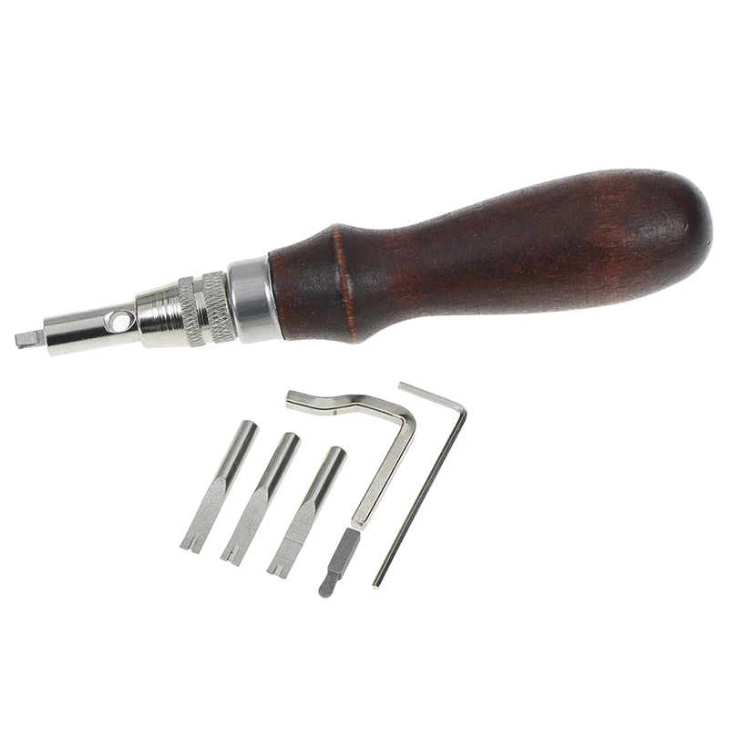 

Multi-Purpose Leather Paper Cloth Craft Tool Set Edge Pressing Cutting Grover DIY Hand Stitching Sewing 7-In-1 Tool
