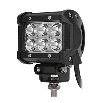 

Car Motorcycle Tractor Boat LED Work Light 18W LED Bar Light for Off Road 4x4 Truck SUV ATV Fog Lamp 12V Led Spotlight Kit