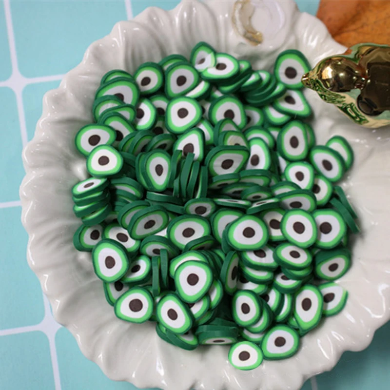 Happy Monkey 10 г Fimo Slime добавки фруктовый ломтик поставки Новая полимерная глина DIY Набор спринклеры наполнитель для облачной прозрачной слизи глина