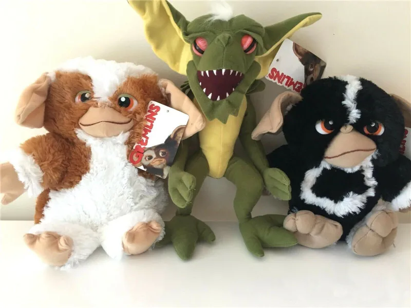 Новые игрушки Gremlins 10 &quotПлюшевые: Gizmo полосатые черные Mohawk|Персонажи мультфильмов