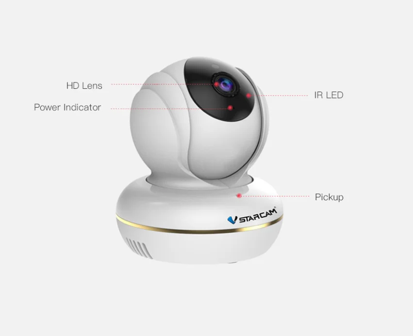 CS22S Vstarcam 2MP 1080P P2P беспроводная PTZ камера обнаружения движения IP камера с Радионяни