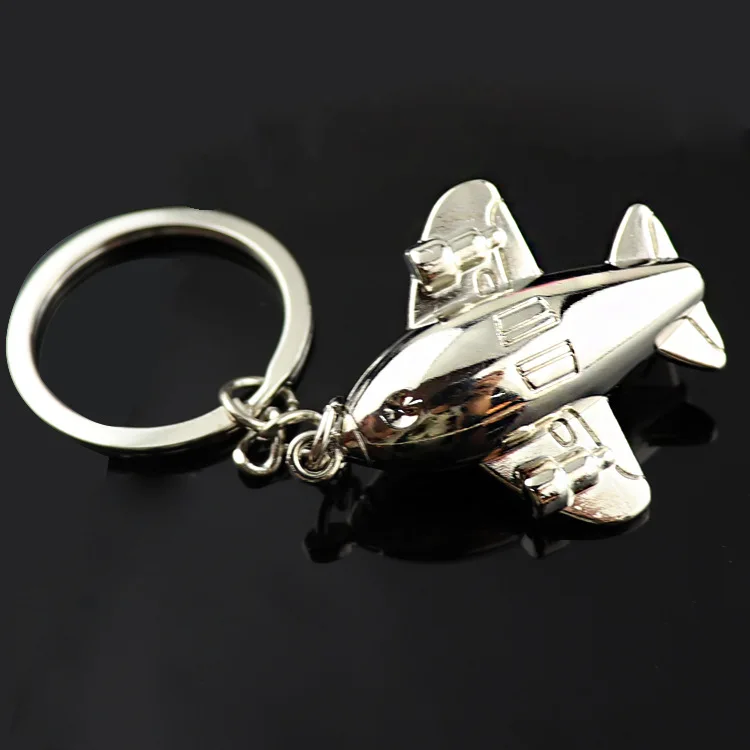 

New Creative 3D Metal Aircraft Key Chain Aviation Propaganda Gift Pendant Pendant for Lexus nx200t Honda CRV SAAB 1993 SEAT Leon