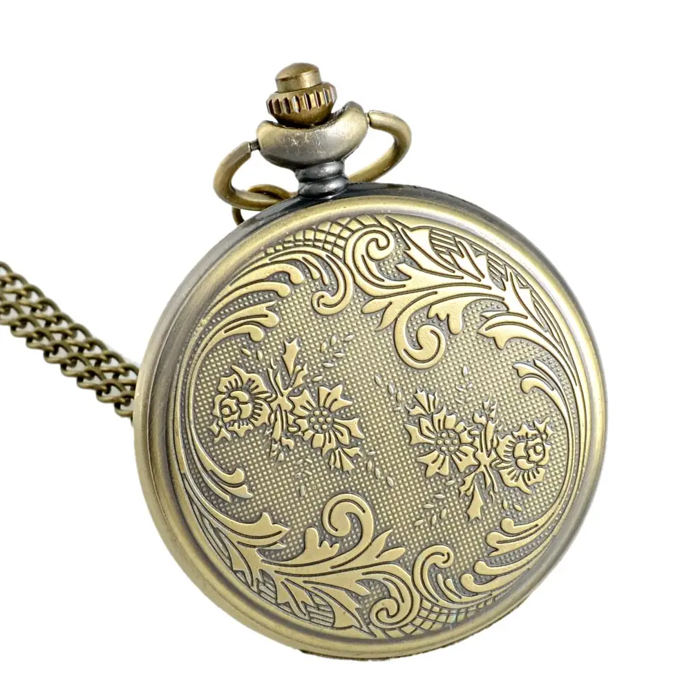 IBEINA Classic Russian National Emblem Quartz Pocket Watch Vintage Men Women Pendant Necklace Watch Gift