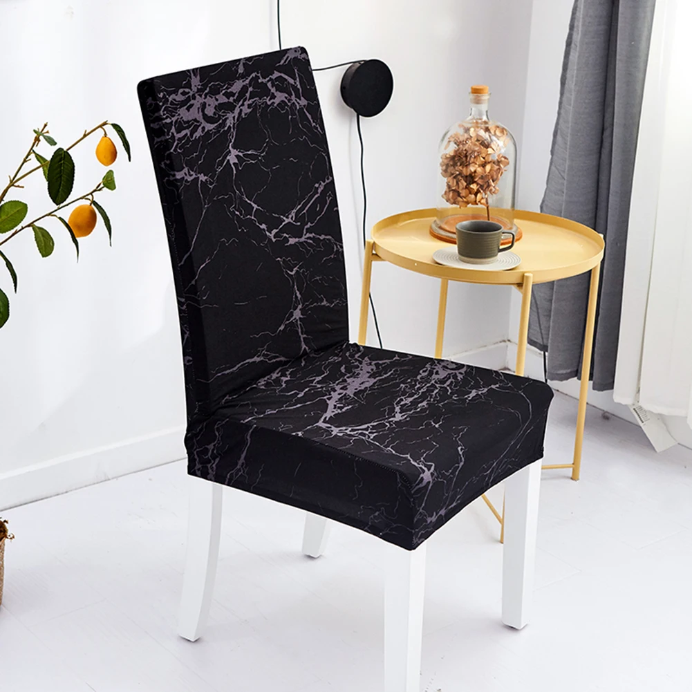 

Chair Cover Piece Household Modern Minimalist Stretch Fabric Computer Chair Dining Table Chair Back Cover