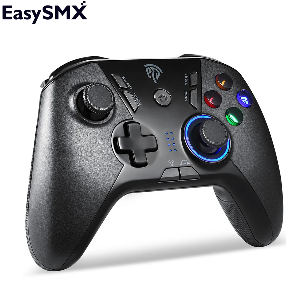 EasySMX ESM-9110 геймпад джойстик игровой контроллер с вибрацией игровой контроль светодиодный геймпад для nintendo switch PC PS3 tv Box