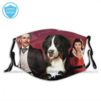 

Adult Fantasy Bernese Mountain Dog Facial Mask Anti Dust Pattern Polyester Face Mouth Mask With Filters