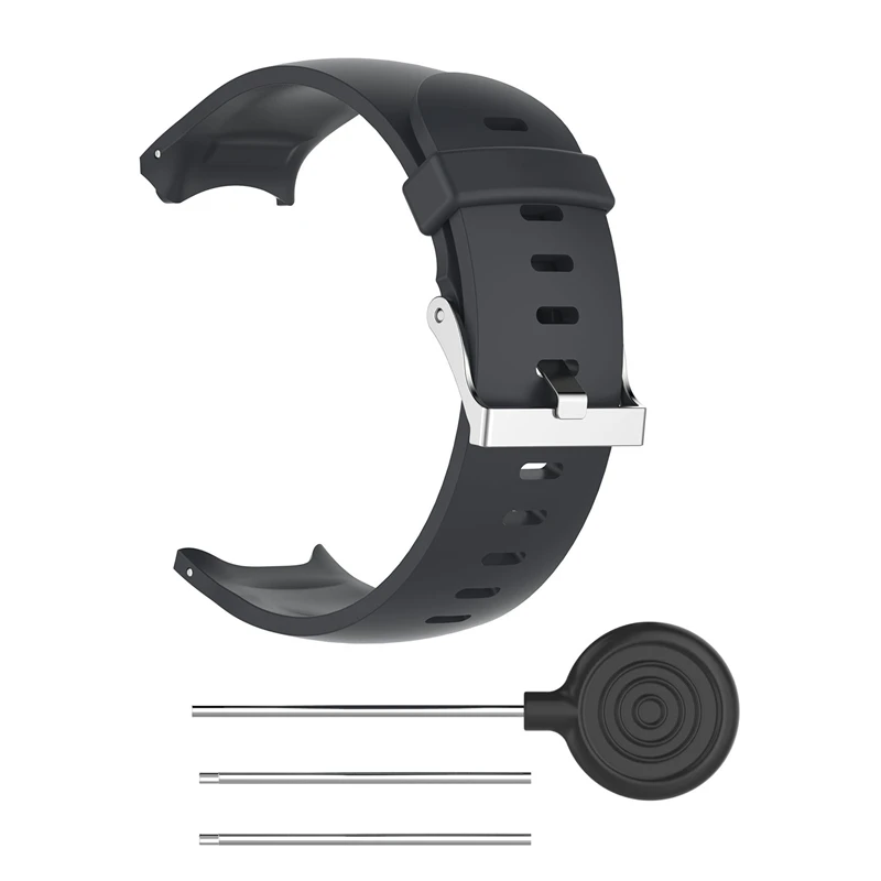 Силиконовый ремешок для часов браслет ремешок для Garmin Approach S3 gps Smartwatch аксессуары ремешок для часов черный
