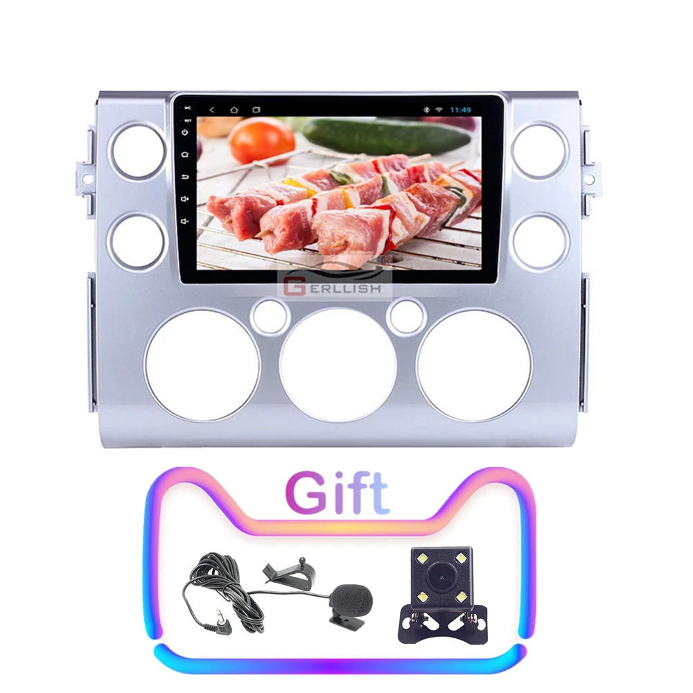Android автомобильный GPS для 2007-2018 Toyota FJ CRUISER 9 &quotавтомобильный DVD в автомобиле