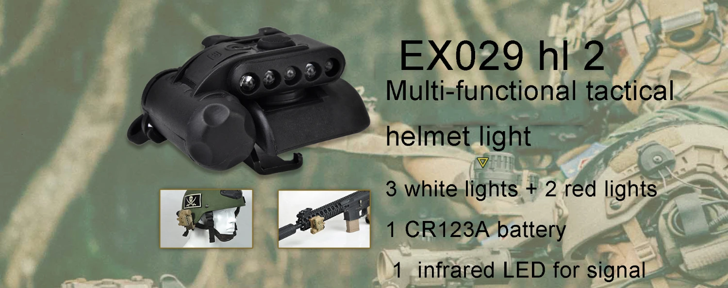 Element Airsoft тактический шлем Многофункциональный светильник LED3+ 2 Открытый быстрый шлем велосипедный мотоциклетный шлем светильник s Набор GEN 2