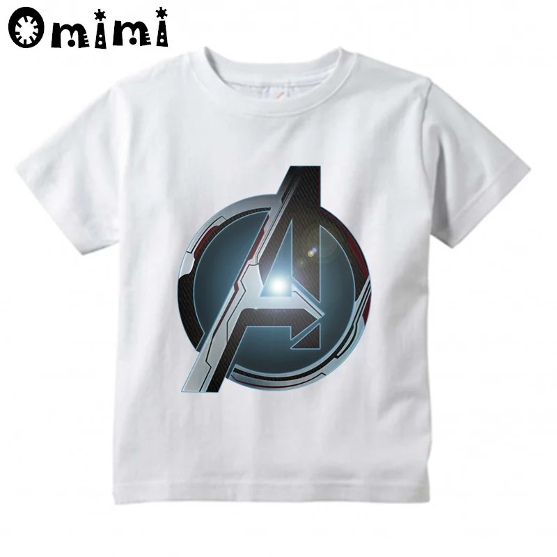 Child Boys T Shirt Clothes Children's New Top Tees Avengers Iron Man Thor Baby Boys Tops Spider Man Costume Kids tshirt,ooo4568 - Цвет: whiteN