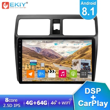 

EKIY 10.1'' IPS DSP Android 8.1 Car Multimedia Player 4G+64G For Suzuki Swift 2009-2015 GPS Navigation 3G/4G 8 Core Stereo BT HU