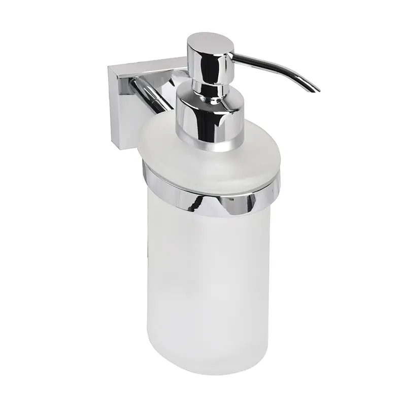 Liquid soap dispenser frosted glass brass edifice iddis supplier | Обустройство дома