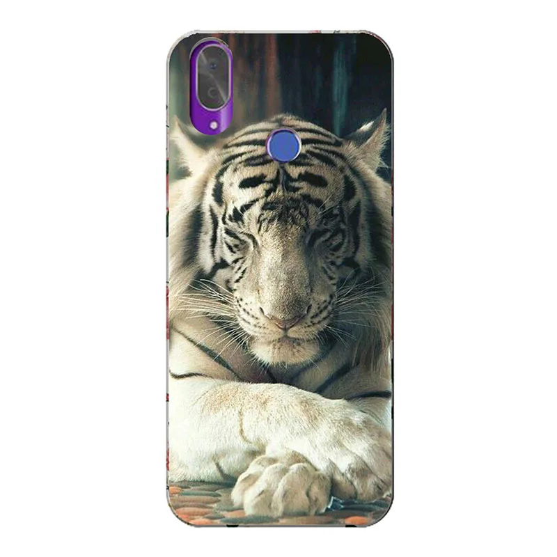 M09 Чехол для Cubot X19 X 19 5,9" чехол с принтом цветок Роза волк милый узорчатый мягкий силиконовый Кот Сова животное телефон Fundas чехлы - Цвет: M09