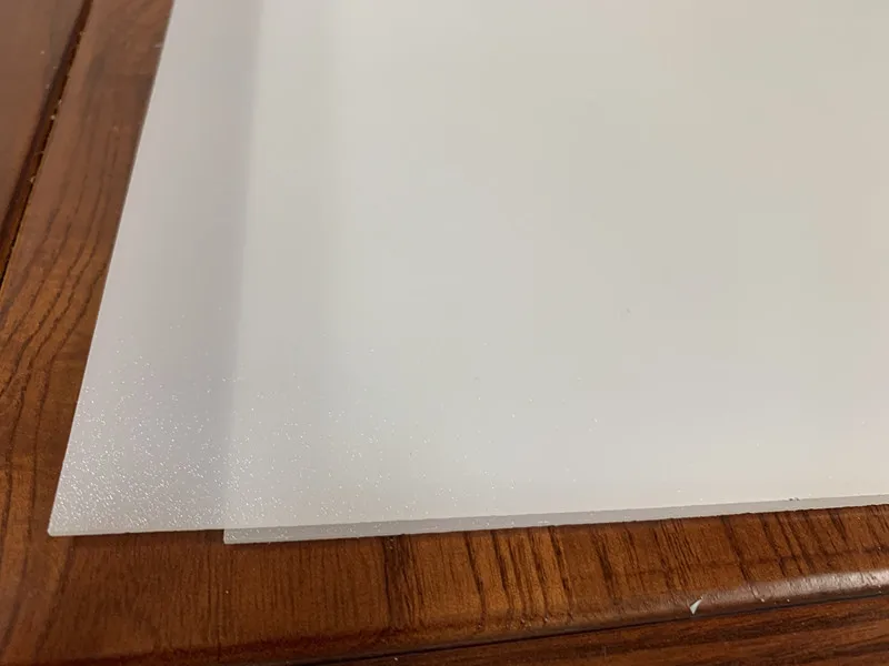 1.4x300x300mm Opal Frosted Cast Milky Double-sizes Acrylic PMMA Diffuser Sheet/Panel/Plate For Led Light Cover
