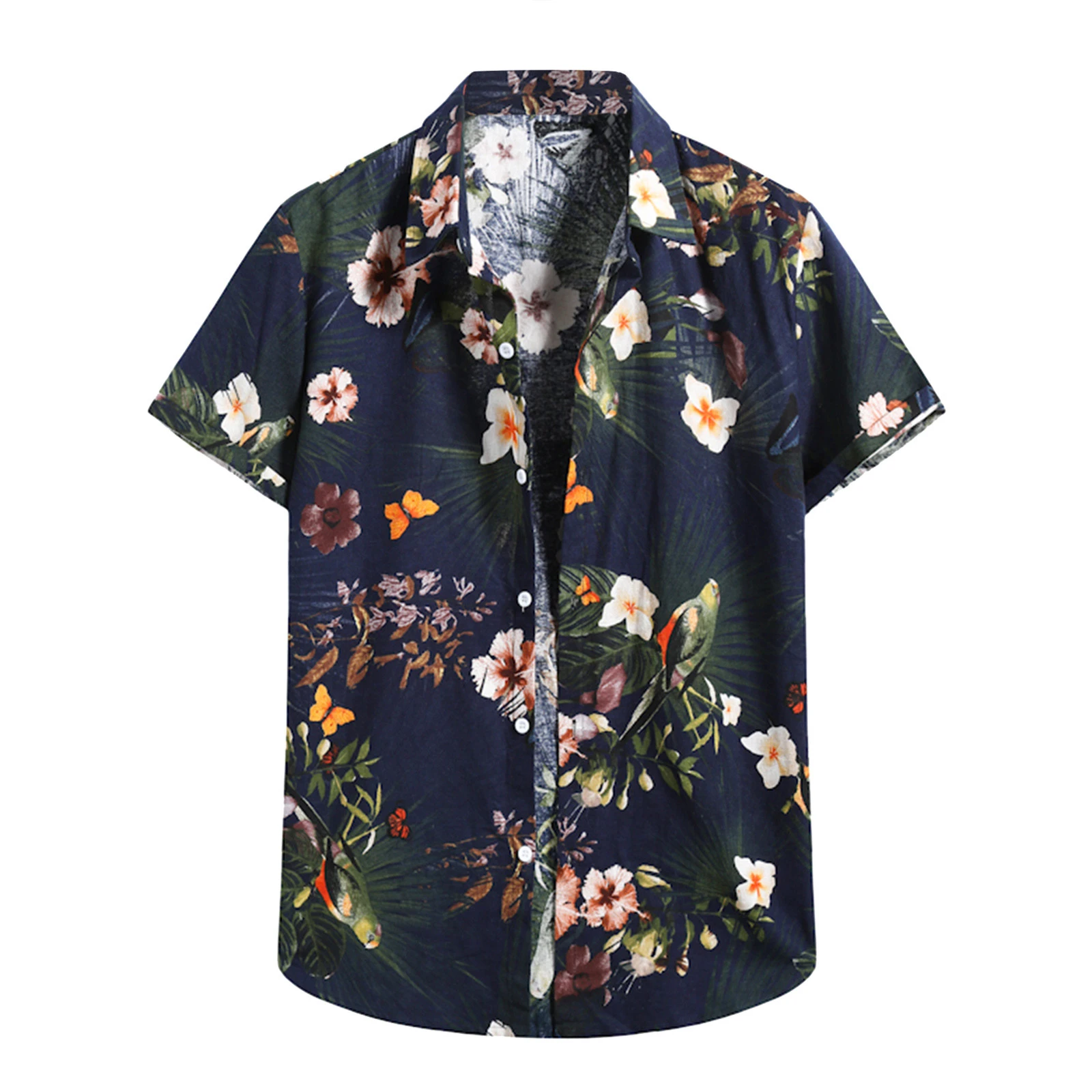 Camisa hawaiana con estampado Floral para hombre, camisas de manga corta para playa, ropa elegante para fiesta y vacaciones, novedad de verano 2021|Camisas informales| -