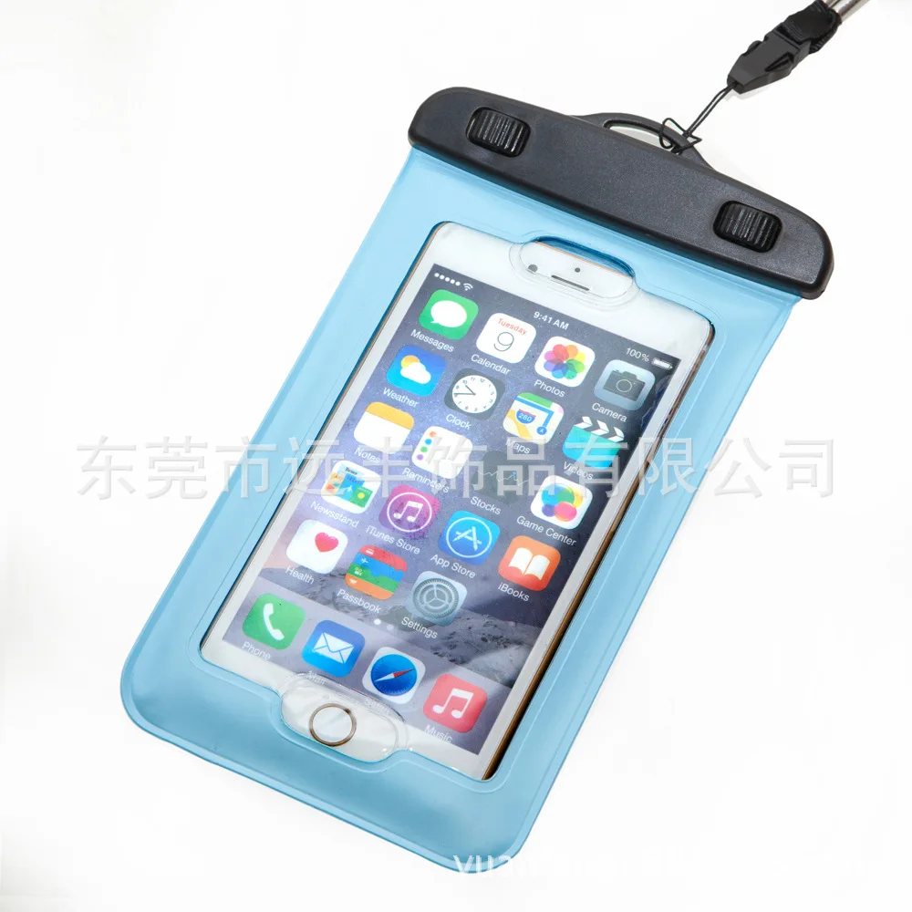 Yuanfeng IPhone7/8 Водонепроницаемый чехол для сенсорного экрана ПВХ разблокировка отпечатков пальцев герметичный зажим для мобильного телефона сумка для дайвинга для плавания