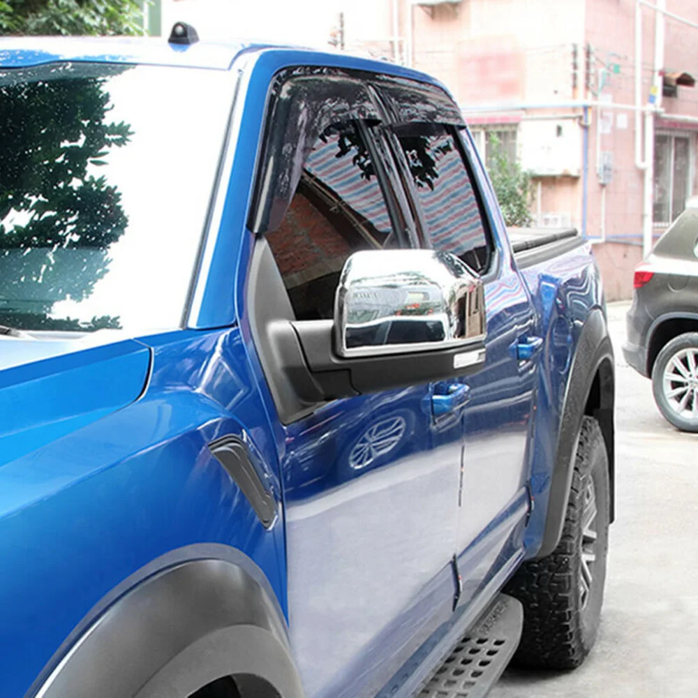 2 шт Автомобильная крышка зеркала заднего вида ABS хром Замена для Ford F-150