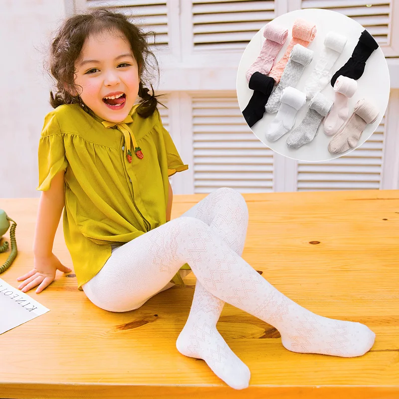 

Small Alpaca Summer New Style Thin Cotton Children Mesh Leggings Girls Breathable Anti-mosquito Baby Children Panty-hose