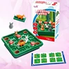 Game Bunny Bouncing Kids Puzzle Board Game Checkers Toy Fun brain-moving toys for children Toys suitable over 7 years old 1