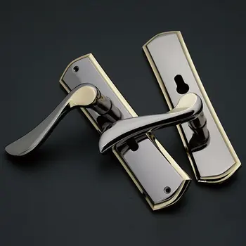 

European Style Door Lock Indoor Bedroom Wooden Door Lock Home Mechanical Door Ivory Room Mute Room Security Lock