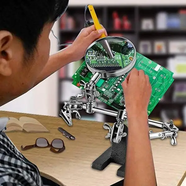 Magnifying Glass Tiny Crafts Sewing Hobby Jewelry Watch Cellphone Repair