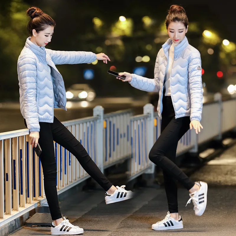 

Kemai a Large Amount Stocking Short-height Cotton Coat Winter New Style Slim Fit Slimming Solid Color Lightweight, Comfortable S