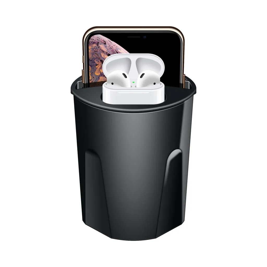 X9A 10 Вт беспроводной зарядное устройство чашка с USB для iPhone 11/Pro Max для Airpods 2th