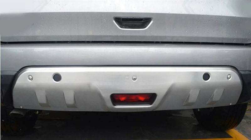 1 Pcs Stainless Steel Front Bumper Bottom Guard Protector Accessories Garnish For Nissan Rogue X-Trail T32 fast s