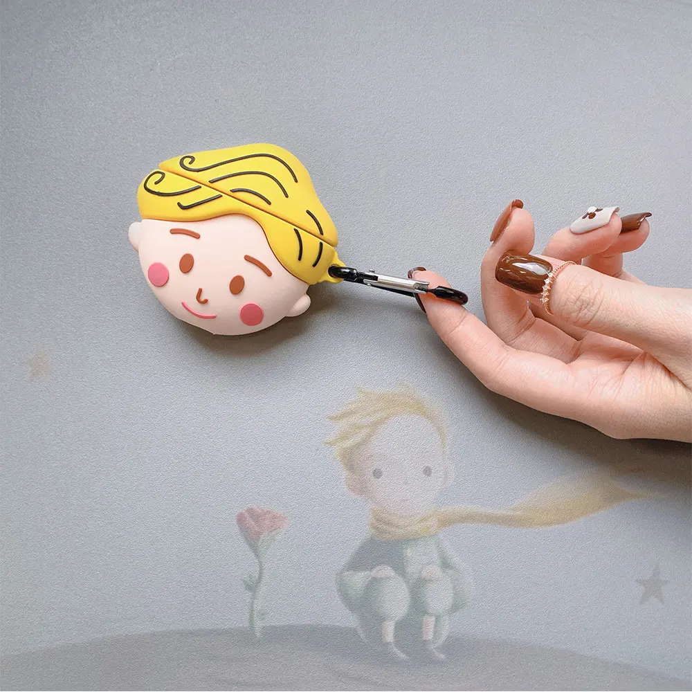 3D милый мультфильм сказочный принц корпусы гарнитурные для Apple Airpods 1/2 прекрасный силиконовый защитный чехол для наушников Аксессуары