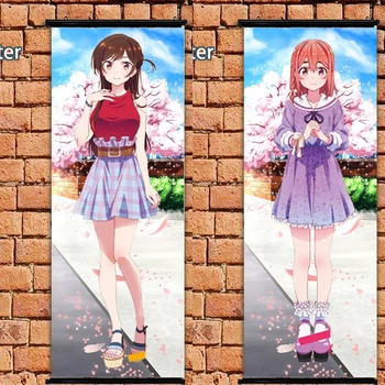 

Anime Poster Kanojo, Okarishimasu Ichinose Chizuru wall scroll painting 105x40cm Art Prints Home Room Decoration