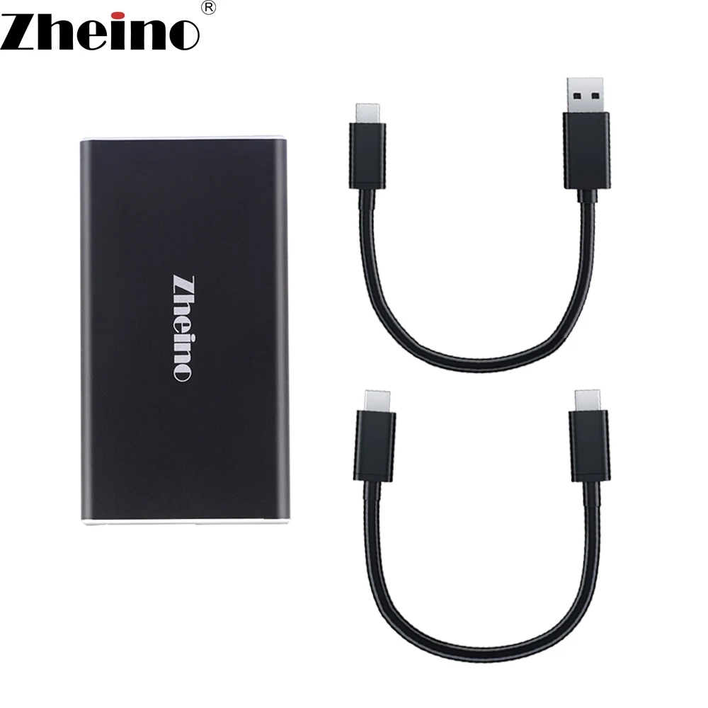 Zheino USB 3 0 Портативный внешний 120 ГБ 240 128 256 512 SSD Алюминиевый Чехол mSATA твердотельный
