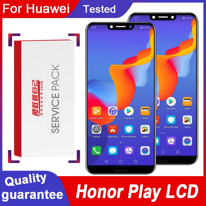 Протестированный сенсорный ЖК-дисплей 6 3 дюйма для Huawei Honor Play детали замены |