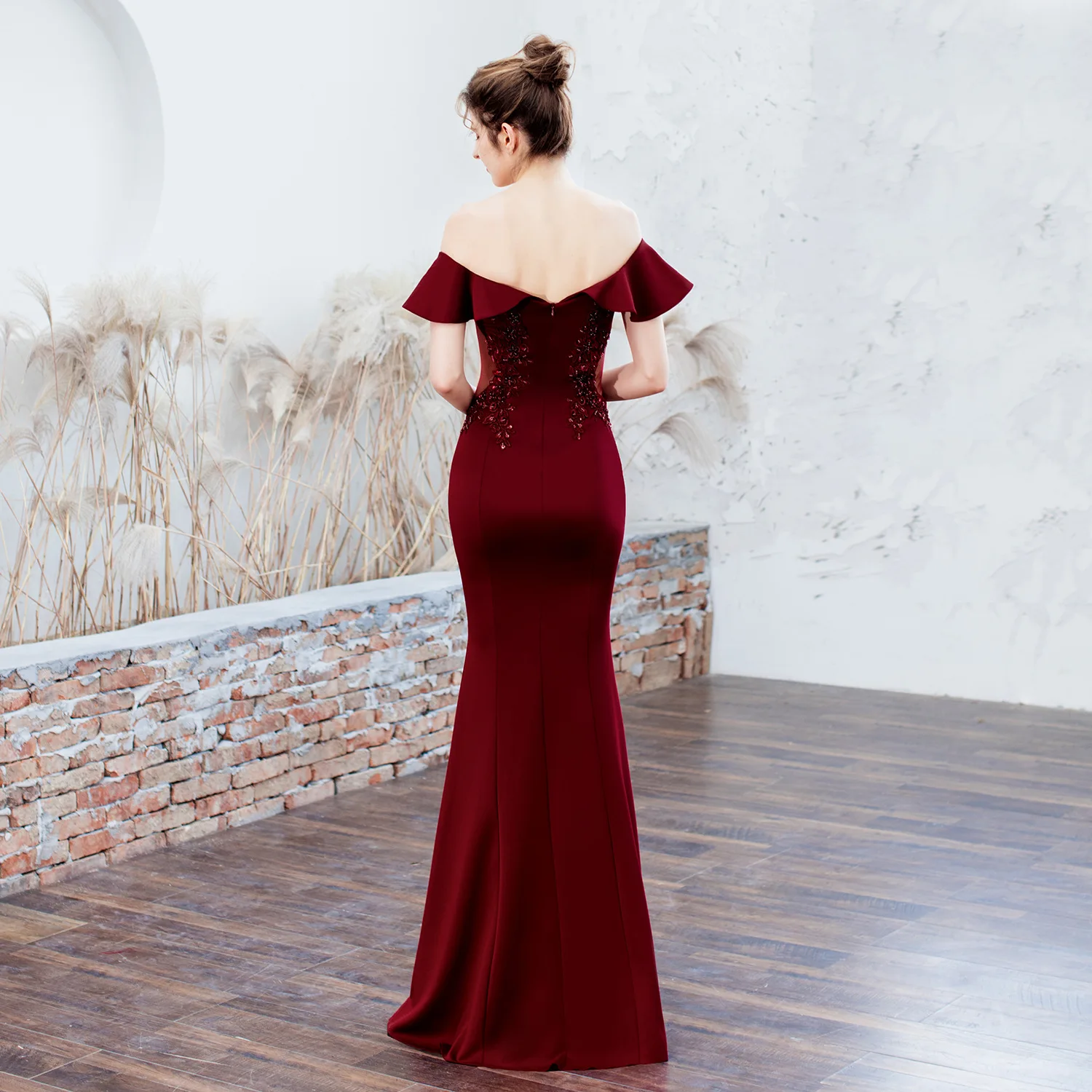 Платье для девочек Vestidos De Fiesta Длинные вечерние платья ярко синего цвета из шифона