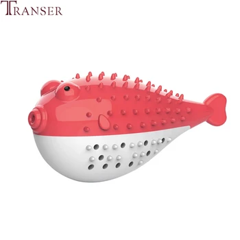 

Transer Globefish Shape TPR Cat Toy Refillable Catnip Teeth Cleaning Molar Teeth Interactive Pet Dog Cat Chew Toys 912