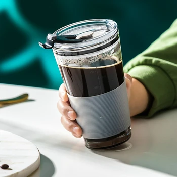 

Water Transparent Nordic Simple Glass Cup Drinking Drinkware Coffee Glasses Cup Tea Basos De Cristal Kitchen Dining Bar EA60BL