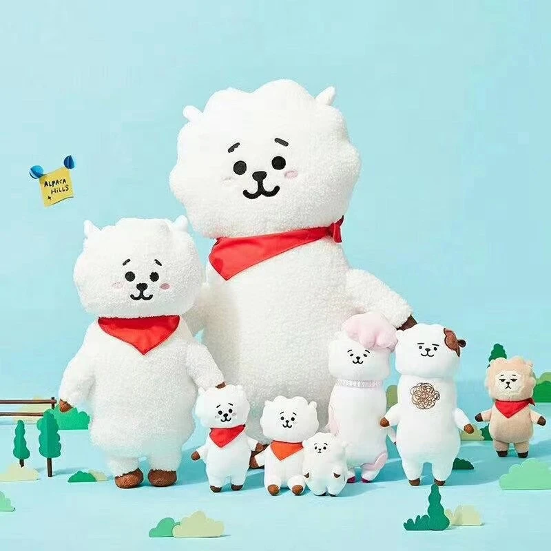 女の子のためのスーパースターぬいぐるみ55cm Rj 韓国語 Pop カワイイ 羊 ぬいぐるみ ソファクッション 枕 女の子へのギフト Stuffed Plush Animals Aliexpress