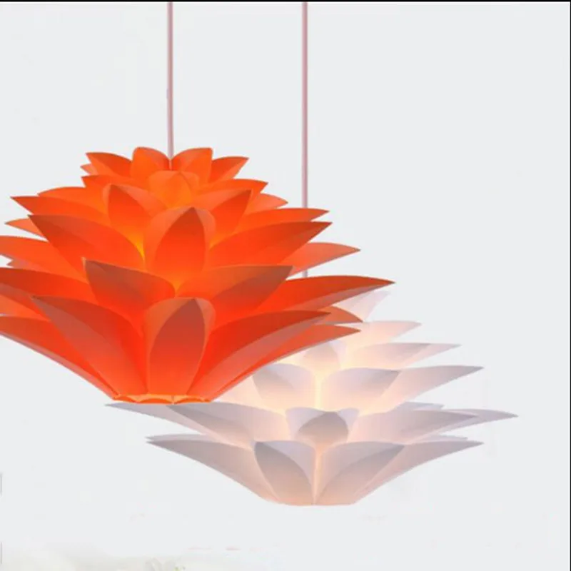 

Individual Nordic Lily Colored Pvc Pendant Light American Post Modern Simple Dining Room Shop Home Lighting deco chambre