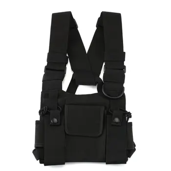 

Radio Chest Harness Chest Front Pack Pouch Holster Vest Rig Chest Bag for Walkie Talkie Motorola Baofeng TYT Wouxun