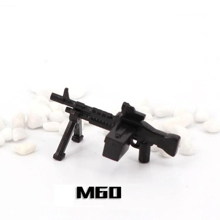 5 шт./компл. M60 аксессуары для военного оружия фигурки солдата спецназа