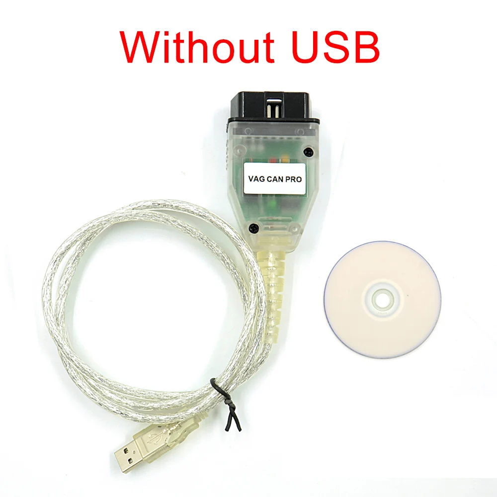 VAG CAN PRO CAN BUS+ UDS+ K-line S.W версия 5.5.1 inpa VCP сканер obd 2 Автомобильный диагностический сканер инструмент - Цвет: without dongle