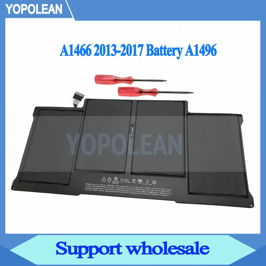 Аккумулятор A1496 для Macbook Air 7 6 В 2013 Вт/ч 13 дюймов A1466 2017 лет|Аккумуляторы ноутбуков| |