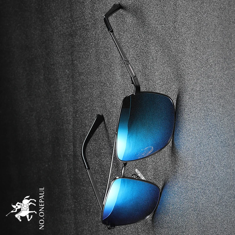 

NO.ONEPAUL Designer Vintage Driver Goggles UV400 Sunglasses Men Polarized Oversized Mirror Driving Sun Glasses Men Women Brand