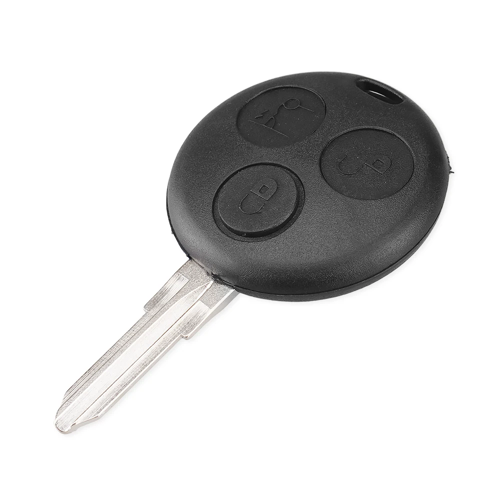 KEYYOU 3 кнопки дистанционного ключа автомобиля оболочки чехол для Benz SMART Fortwo для Mercedes Benz Замена дистанционного управления авто Fob чехол