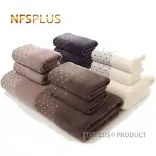 

Cotton Bath Towel Set for Bathroom 2 Hand Face Towels 1 Bath Towel for Adult White Brown Grey Terry Washcloth Travel Sport Towel