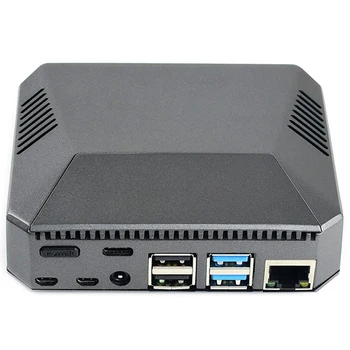 

for Raspberry Pi 4 B ONE+ Aluminum Case Housing the Adapter Plate Cooling Fans