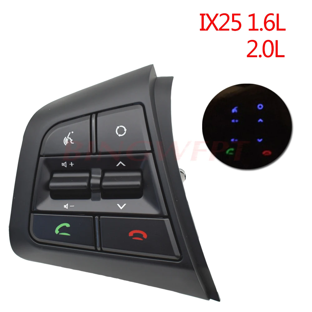 Руль для hyundai ix25 creta 2,0 1,6 кнопки Bluetooth телефон регулятор громкости кнопка дистанционного управления